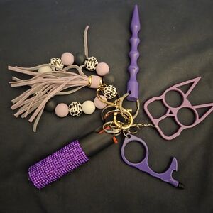 Safety Keychain Set. Multiple colors available